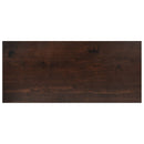 Vindueskarme 2 stk. Mørk Brun 90 x 40 x 2 cm Solid bøg