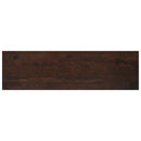 Vindueskarme 2 stk. Mørk Brun 140 x 40 x 2 cm Solid bøg