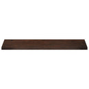 Vindueskarme 2 stk. Mørk Brun 160 x 40 x 2 cm Solid bøg