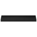 Vindueskarme 2 stk. Sort 80x 15 x 2 cm Solid bøg