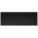 Vindueskarme 2 stk. Sort 120 x 40 x 2 cm Solid bøg