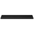 Vindueskarme 2 stk. Sort 140 x 40 x 2 cm Solid bøg