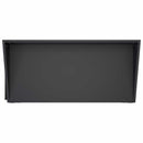 Pottebord med hjul 96 x 50 x 89 cm Koldvalset stål Sort