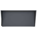 Pottebord med hjul 96 x 50 x 89 cm Koldvalset stål Antracit