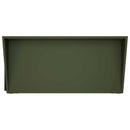 Pottebord med hjul 96 x 50 x 89 cm Koldvalset stål Olivengrøn