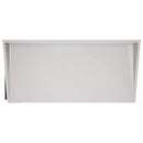 Pottebord med hjul 96 x 50 x 89 cm Rustfrit stål Sølv