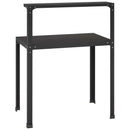 Plantebord 100 x 50 x 104 cm Pulverlakeret stål Sort