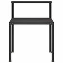 Plantebord 100 x 50 x 104 cm Pulverlakeret stål Sort