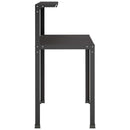 Plantebord 100 x 50 x 104 cm Pulverlakeret stål Sort
