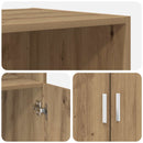 Highboard Artisan-eg 70 x 42,5 x 185 cm Konstrueret træ