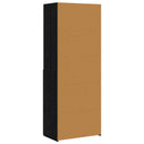 Highboard Sort eg 70 x 42,5 x 185 cm Konstrueret træ
