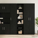Sideboard Sort eg 40 x 41 x 185 cm Konstrueret træ