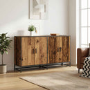 Sideboard Gammelt træ 134 x 35 x 76 cm Konstrueret træ