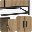 Sideboard Artisan-eg 134 x 35 x 76 cm Konstrueret træ