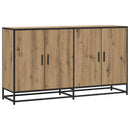Sideboard Artisan-eg 134 x 35 x 76 cm Konstrueret træ