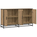 Sideboard Artisan-eg 134 x 35 x 76 cm Konstrueret træ