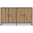 Sideboard Artisan-eg 134 x 35 x 76 cm Konstrueret træ