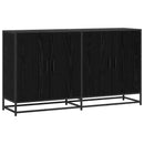 Sideboard Sort eg 134 x 35 x 76 cm Konstrueret træ