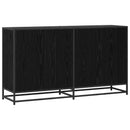 Sideboard Sort eg 134 x 35 x 76 cm Konstrueret træ