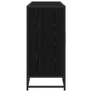 Sideboard Sort eg 134 x 35 x 76 cm Konstrueret træ