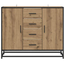 Sideboard Artisan-eg 92 x 35 x 76 cm Konstrueret træ