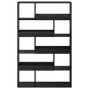 Boghylde Sort eg 100 x 33 x 156,5 cm Konstrueret træ