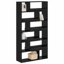 Boghylde Sort eg 100 x 33 x 156,5 cm Konstrueret træ