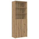 Opbevaringsskab med hylder Artisan-eg 70 x 42,5 x 225 cm