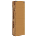 Opbevaringsskab med hylder Gammelt træ 70 x 42,5 x 225 cm