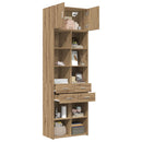 Opbevaringsskab med hylder Artisan-eg 70 x 42,5 x 225 cm