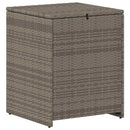 Sofa Sæt 6 stk. Grå og Mørkegrå Poly Rattan og Stål