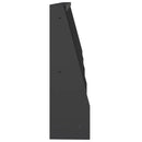 Støttemur 4 stk. 40 x 12 x 40 cm Stål Sort