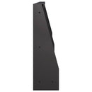 Støttemur 4 stk. 60 x 12 x 40 cm Stål Sort