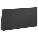 Støttemur 6 stk. 40 x 12 x 30 cm Stål Sort