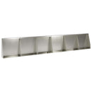 Støttemur 6 stk. 40 x 12 x 40 cm Rustfrit stål Sølv
