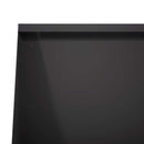 Støttemur 6 stk. 80 x 12 x 30 cm Stål Sort