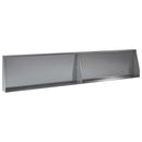 Støttemur 6 stk. 200 x 100 x 50 cm Galvaniseret stål Sølv