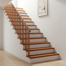 Trappe Tread 2 stk. 110 x 25 x 2 cm Brun Massivt Eg Træ