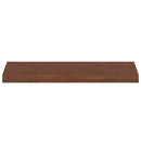 Trappe Tread 2 stk. 80 x 30 x 2 cm Mørk Brun Massivt Eg Træ