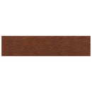 Trappe Tread 16 stk. 120 x 25 x 2 cm Mørk Brun Massivt Eg Træ