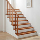 Trappe Tread 20 stk. 110 x 25 x 2 cm Brun Massivt Eg Træ