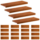 Trappe Tread 20 stk. 80 x 30 x 2 cm Brun Massivt Eg Træ