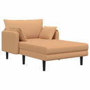 Overdimensioneret chaiselong Beige Bouclé