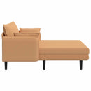 Overdimensioneret chaiselong Beige Bouclé