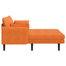 Overdimensioneret chaiselong Orange Corduroy stof