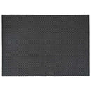 Tæppe ORIZ Sort netmønster 120 x 170 cm 100% polyester