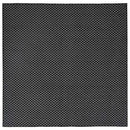 Tæppe ORIZ Sort netmønster 160 x 160 cm 100% polyester