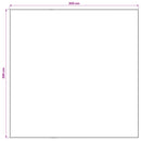 Tæppe ORIZ Sort diamantmønster 200 x 200 cm 100% polyester
