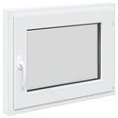 Kældervindue RISOR 75 x 50 cm PVC og glas