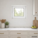Kældervindue RISOR 60 x 55 cm PVC og glas
